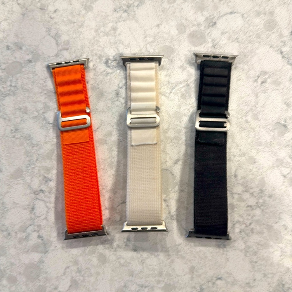 Apple Watch bands.
